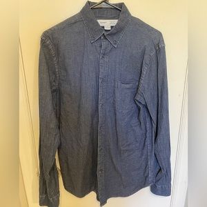 Dark Denim Button-down Shirt